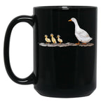 Duck Black Coffee Mug, Gift Coffee Mug