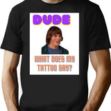 Dude Wheres My Car Design Pt1 Premium Heavyweight Cotton T-Shirt - Black
