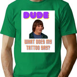 Dude Wheres My Car Design Pt1 Premium Heavyweight Cotton T-Shirt - Green