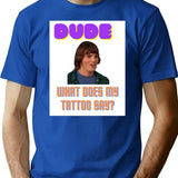 Dude Wheres My Car Design Pt1 Premium Heavyweight Cotton T-Shirt - Blue