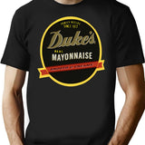 Duke'S Mayo T-Shirt for Men & Women, T-Shirts Graphic Tee - Black
