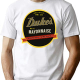 Duke'S Mayo T-Shirt for Men & Women, T-Shirts Graphic Tee - White