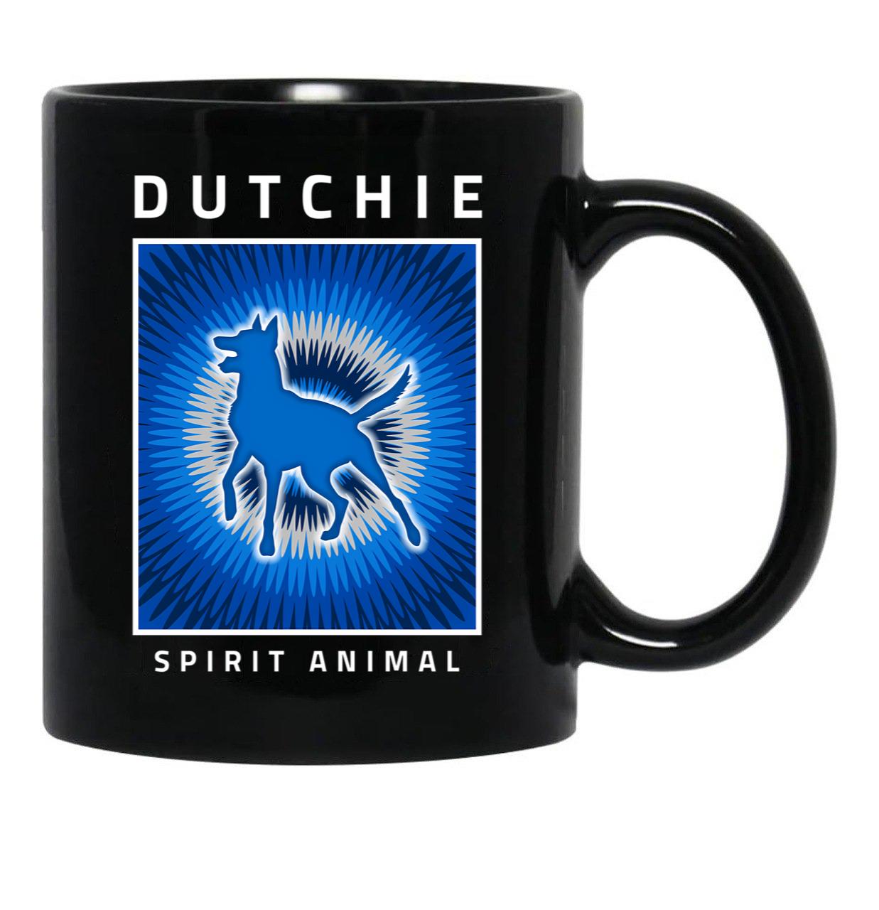 Dutchie Spirit Animal - Dutch Shepherd Shirt Black Coffee Mug, Gift Coffee Mug - Black