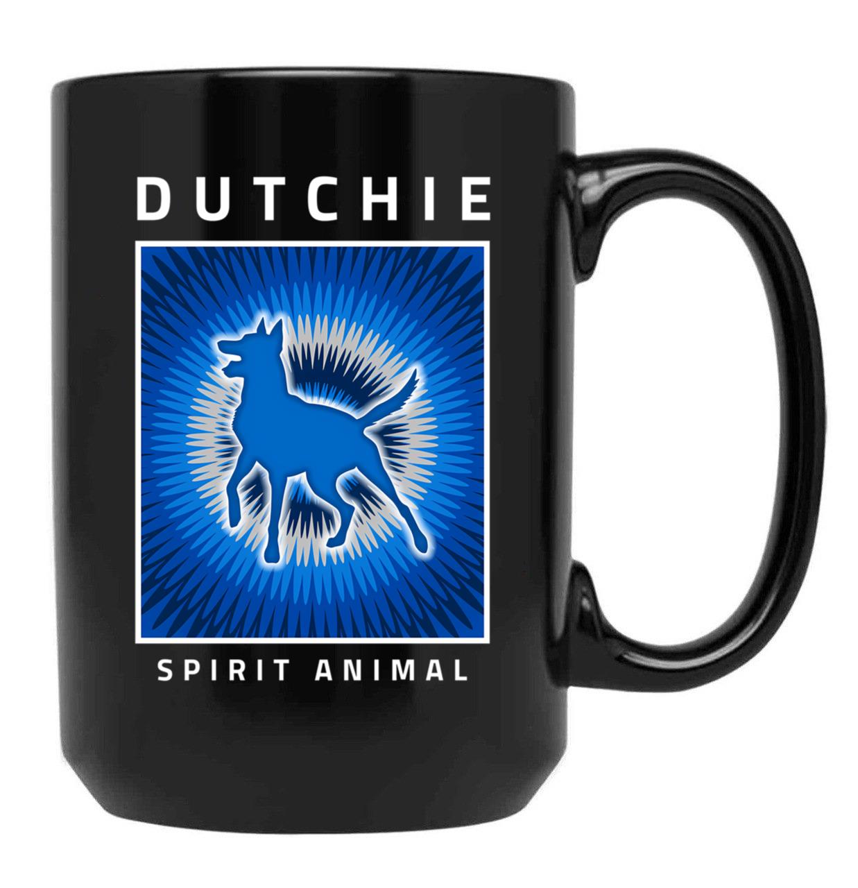 Dutchie Spirit Animal - Dutch Shepherd Shirt Black Coffee Mug, Gift Coffee Mug