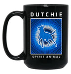 Dutchie Spirit Animal - Dutch Shepherd Shirt Black Coffee Mug, Gift Coffee Mug