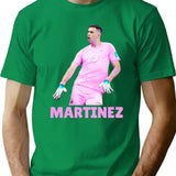 EMI Martinez-Funny Premium Heavyweight Cotton T-Shirt - Green