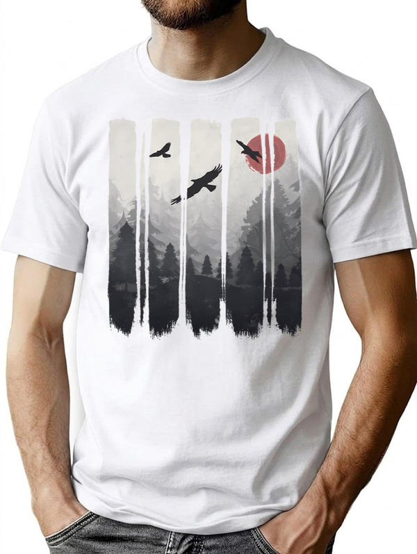 Eagleland T-Shirt for Men & Women, T-Shirts Graphic Tee - White