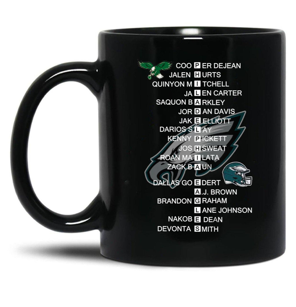 Eagles Super Bowl LIX 2025 Champions 3D 1 Black Coffee Mug, Gift Coffee Mug