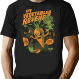 Eat Your Vegetables T-Shirt for Men & Women, T-Shirts Graphic Tee - Black