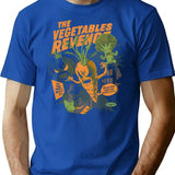 Eat Your Vegetables T-Shirt for Men & Women, T-Shirts Graphic Tee - Blue
