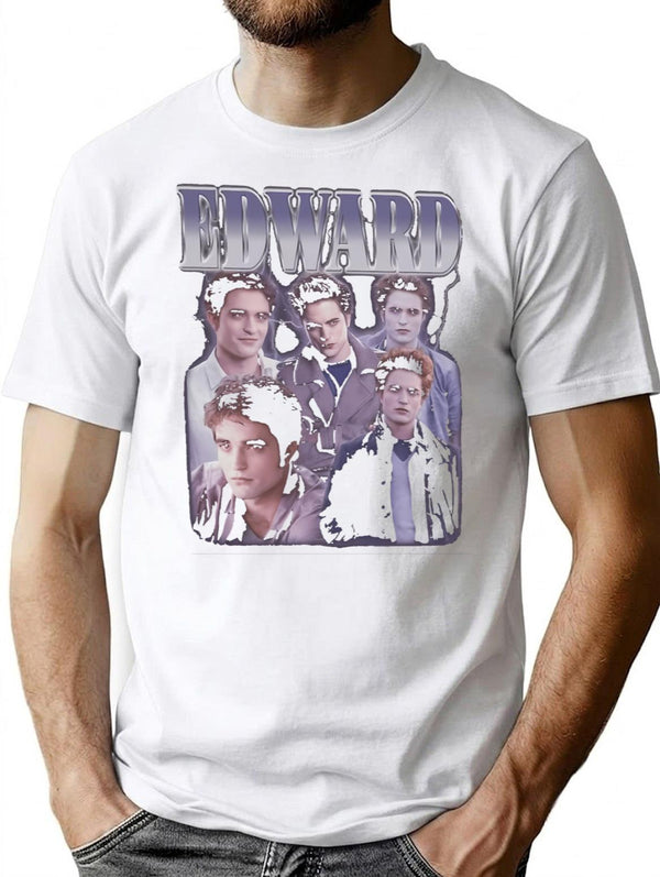 Ed.Wa.Rd C.Ul.Le.N Vintage 90S Classic Graphic Shirt R.Ob.E.Rt P.At.Ti.Ns.On Retro Rap Shirt T-Shirt for Men & Women, T-Shirts Graphic Tee - White