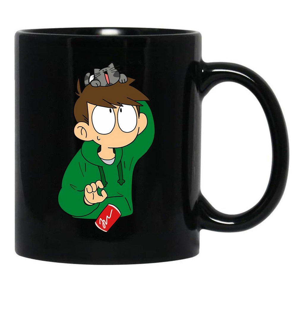Eddsworld Black Coffee Mug, Gift Coffee Mug - Black