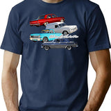 Eh Ej Holden Classic Aussie Muscle T-Shirt for Men & Women, T-Shirts Graphic Tee - Navy