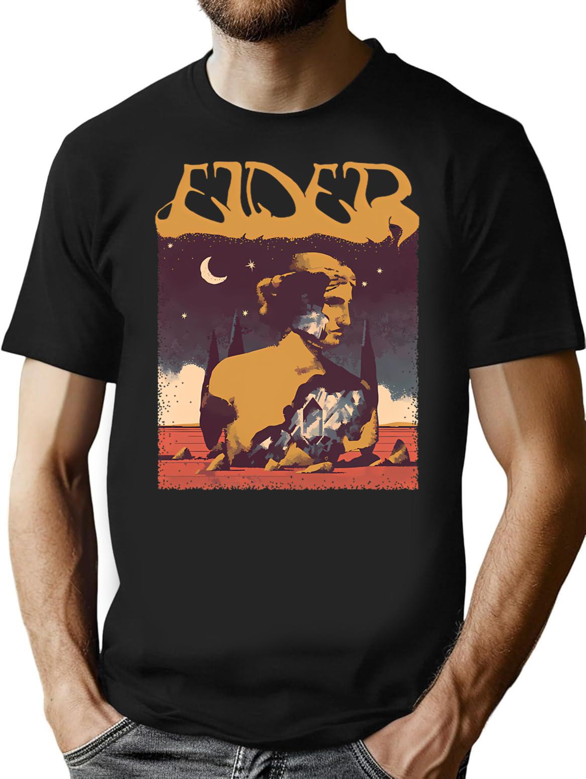 Elder T-Shirt T-Shirt for Men & Women, T-Shirts Graphic Tee - Black