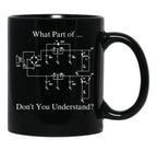 Electrical Engineer Gift Funny Engineering Sarcasm Black Coffee Mug, Gift Coffee Mug - Black