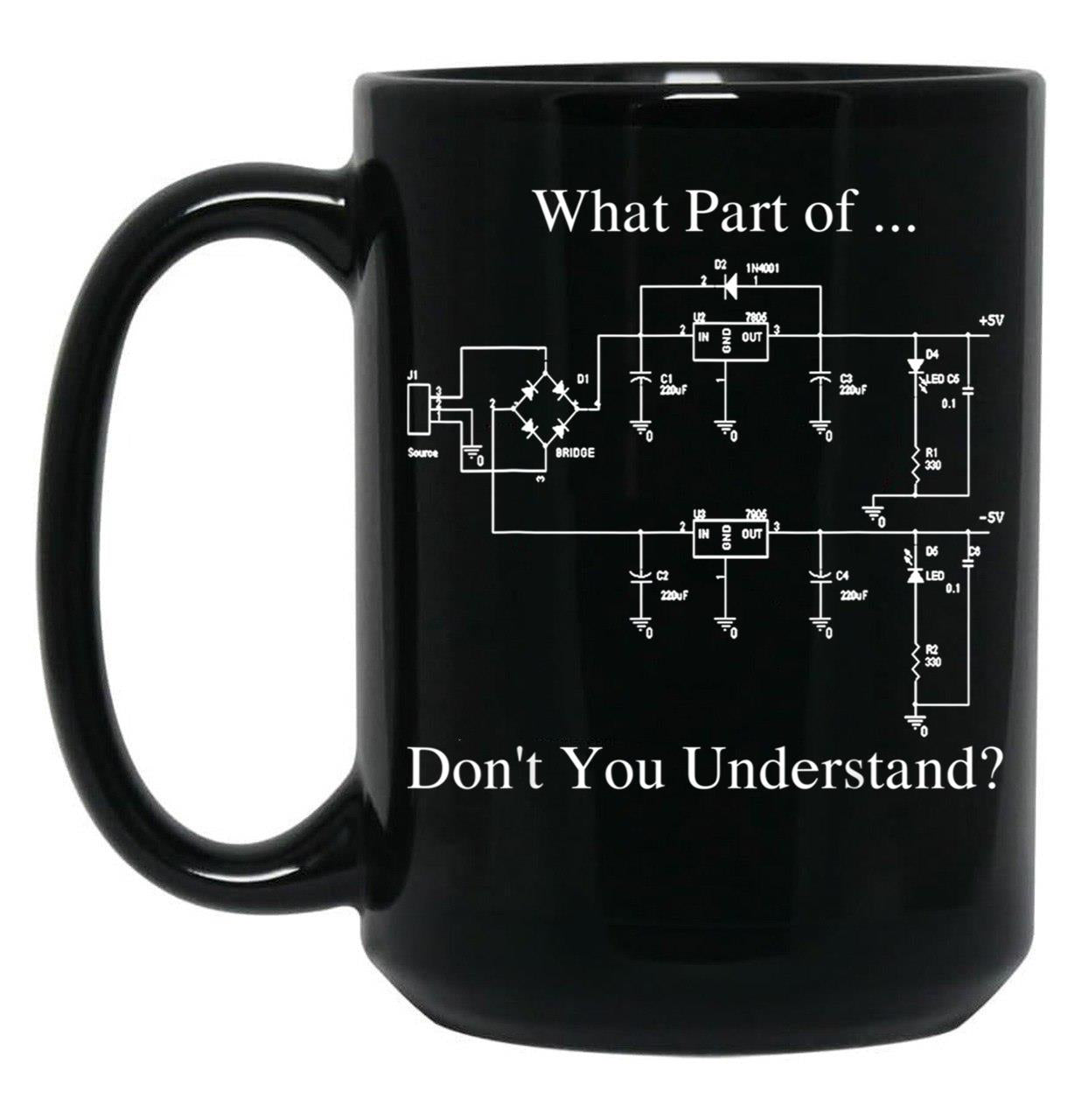 Electrical Engineer Gift Funny Engineering Sarcasm Black Coffee Mug, Gift Coffee Mug