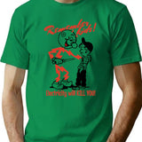 Electricity Kills T-Shirt for Men & Women, T-Shirts Graphic Tee - Green