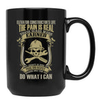 Elevator Constructor S Life The Pain Is Real Mechanic T Shirt Black Coffee Mug, Gift Coffee Mug
