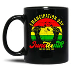 Emancipation Day Juneteenth Free-Ish Since 1965 Mug For Mens For Women Juneteenth Melanin Gift Black Coffee Mug