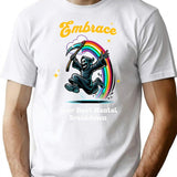 Embrace Your Next Mental Breakdown T-Shirt for Men & Women, T-Shirts Graphic Tee - White