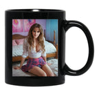 Emma Watson (2) Black Coffee Mug, Gift Coffee Mug - Black