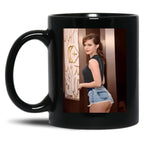 Emma Watson (3) Black Coffee Mug, Gift Coffee Mug