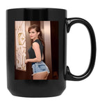 Emma Watson (3) Black Coffee Mug, Gift Coffee Mug