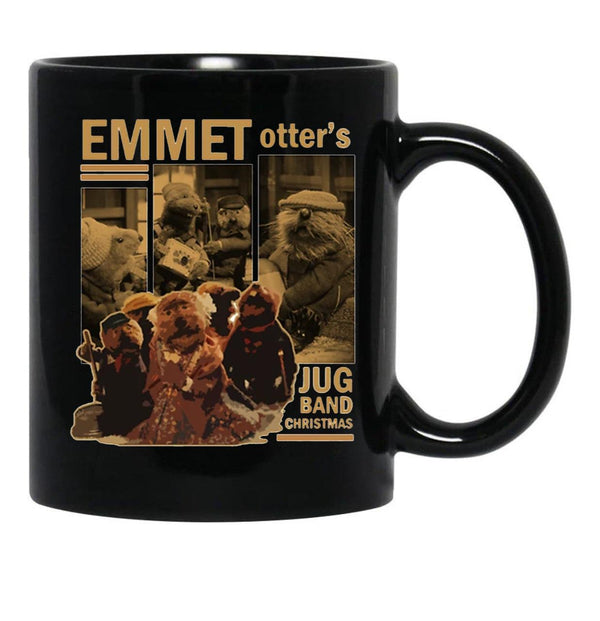 Emmet Otter NewMugemmet Otters Retro Jug Band Black Coffee Mug, Gift Coffee Mug - Black