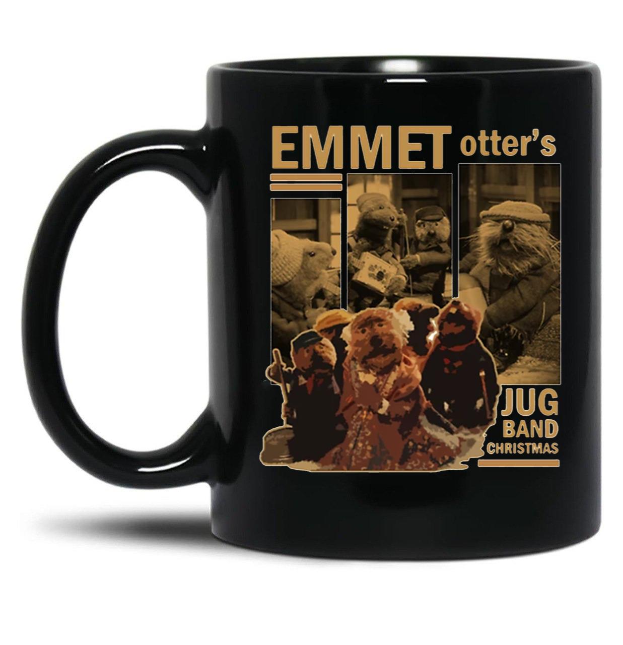 Emmet Otter NewMugemmet Otters Retro Jug Band Black Coffee Mug, Gift Coffee Mug