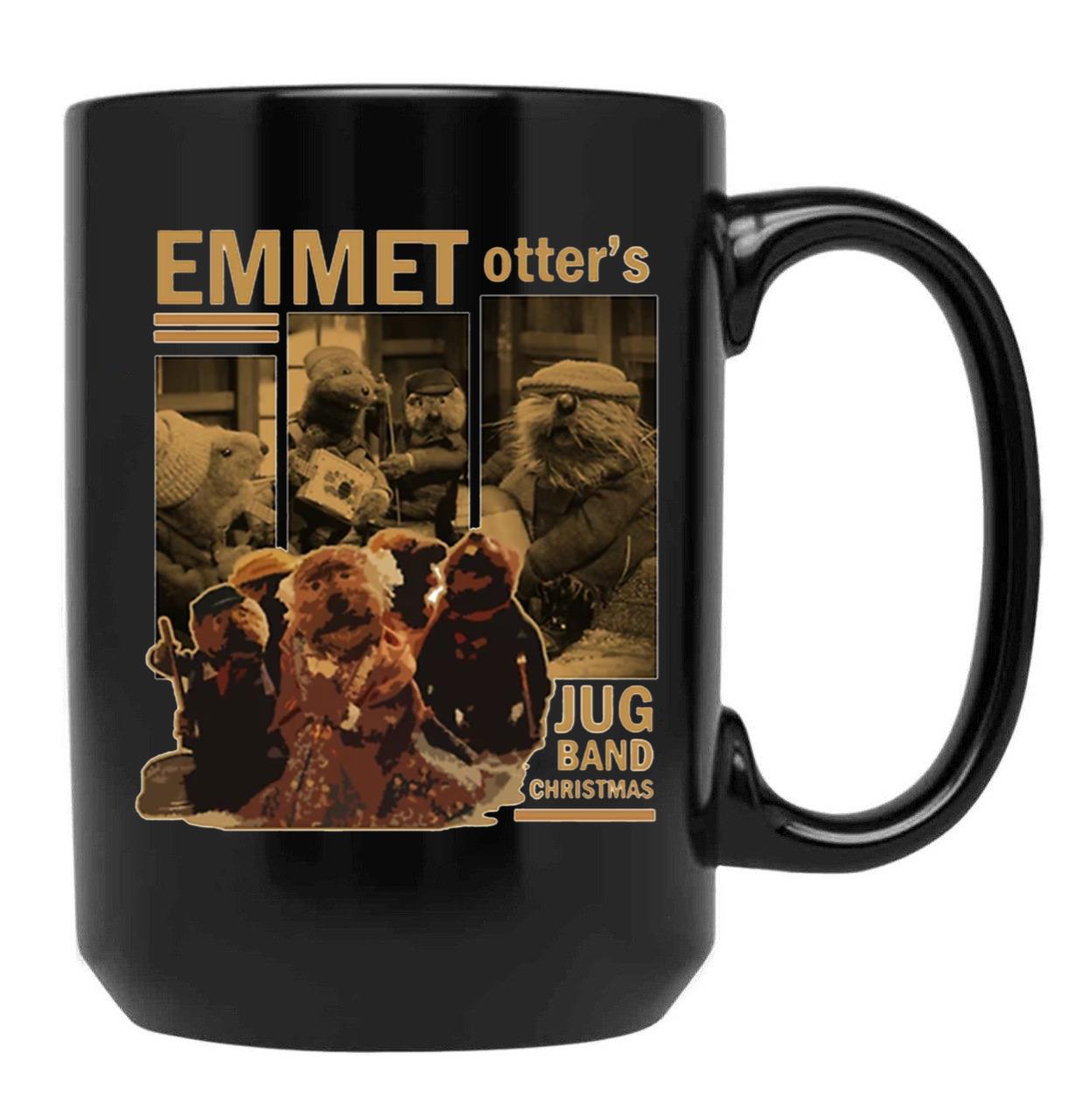 Emmet Otter NewMugemmet Otters Retro Jug Band Black Coffee Mug, Gift Coffee Mug