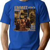 Emmet Otter Newshirtemmet Otters Retro Jug Band Premium Heavyweight Cotton T-Shirt - Blue