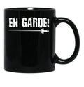 En Garde T-Shirt Funny Fencer Gift Black Coffee Mug, Gift Coffee Mug - Black