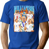 England Pride Leah Williamson T-Shirt for Men & Women, T-Shirts Graphic Tee - Blue