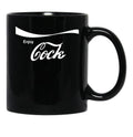 Enjoy Cock Black Coffee Mug, Gift Coffee Mug - Black