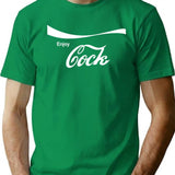 Enjoy Cock Premium Heavyweight Cotton T-Shirt - Green