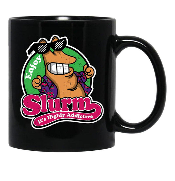 Enjoy Slurm Black Coffee Mug, Gift Coffee Mug - Black