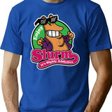 Enjoy Slurm Premium Heavyweight Cotton T-Shirt - Blue