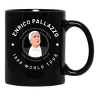 Enrico Palazzo 1988 World Tour Black Coffee Mug, Gift Coffee Mug - Black
