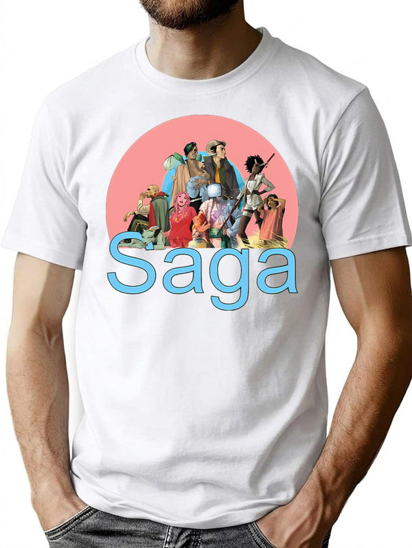 Entire Saga T-Shirt for Men & Women, T-Shirts Graphic Tee - White