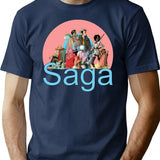 Entire Saga T-Shirt for Men & Women, T-Shirts Graphic Tee - Navy