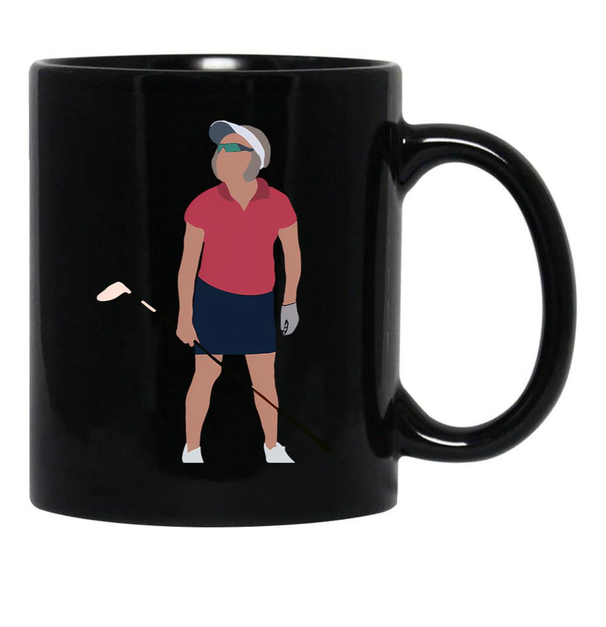 Entitled Housewife Golf Black Coffee Mug, Gift Coffee Mug - Black