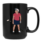 Entitled Housewife Golf Black Coffee Mug, Gift Coffee Mug