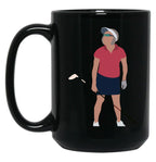Entitled Housewife Golf Black Coffee Mug, Gift Coffee Mug