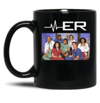 Er Tv Show Black Coffee Mug, Gift Coffee Mug