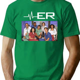 Er Tv Show Premium Heavyweight Cotton T-Shirt - Green