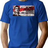 Eric Cantona T-Shirt for Men & Women, T-Shirts Graphic Tee - Blue