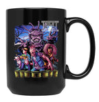 Ernest Scared Stupid Horror Movie Vintage 90s Classic Black Coffee Mug, Gift Coffee Mug