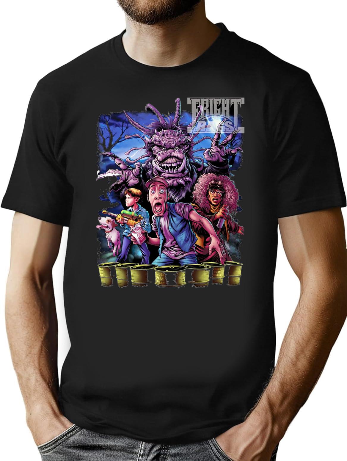 Ernest Scared Stupid Horror Movie Vintage 90s Classic Premium Heavyweight Cotton T-Shirt - Black