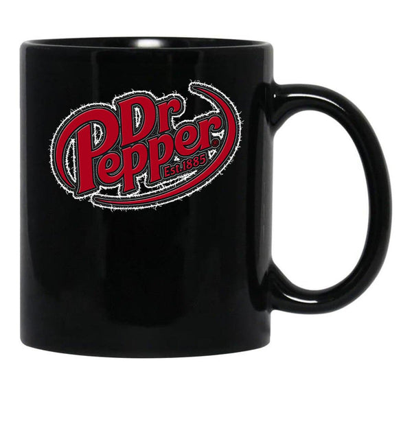 Est 1885 Dr Pepper Black Coffee Mug, Gift Coffee Mug - Black