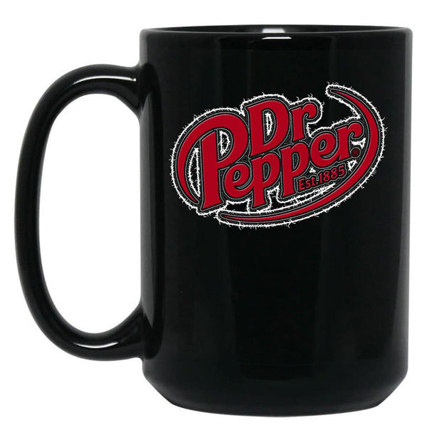 Est 1885 Dr Pepper Black Coffee Mug, Gift Coffee Mug - Black